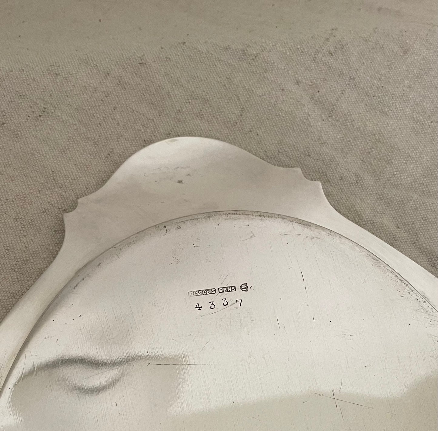 Stainless steel vintage tray