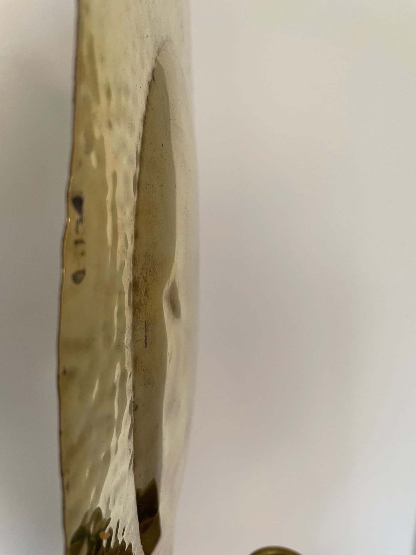 Pair of Swedish brass sconces by Knut Eriksson, Eskilstuna