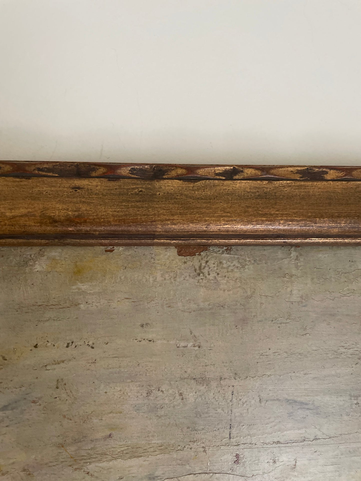 Large still life oil painting in gilt frame