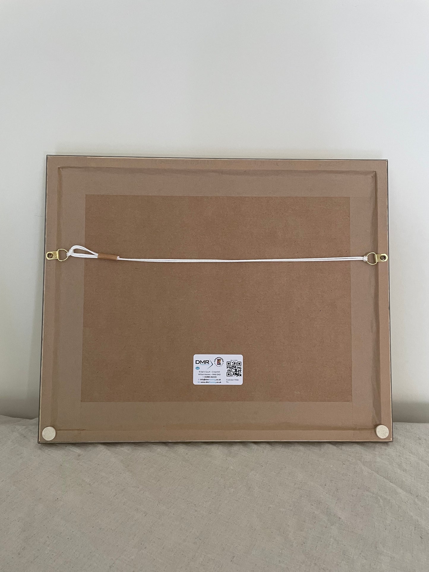 Vintage framed French countryside oil painting