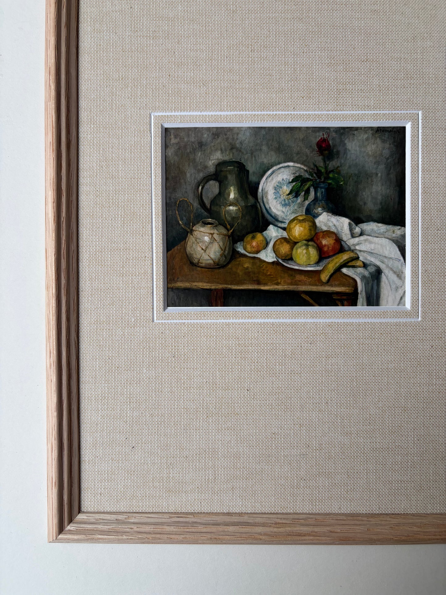 Framed kitchen still life with mount