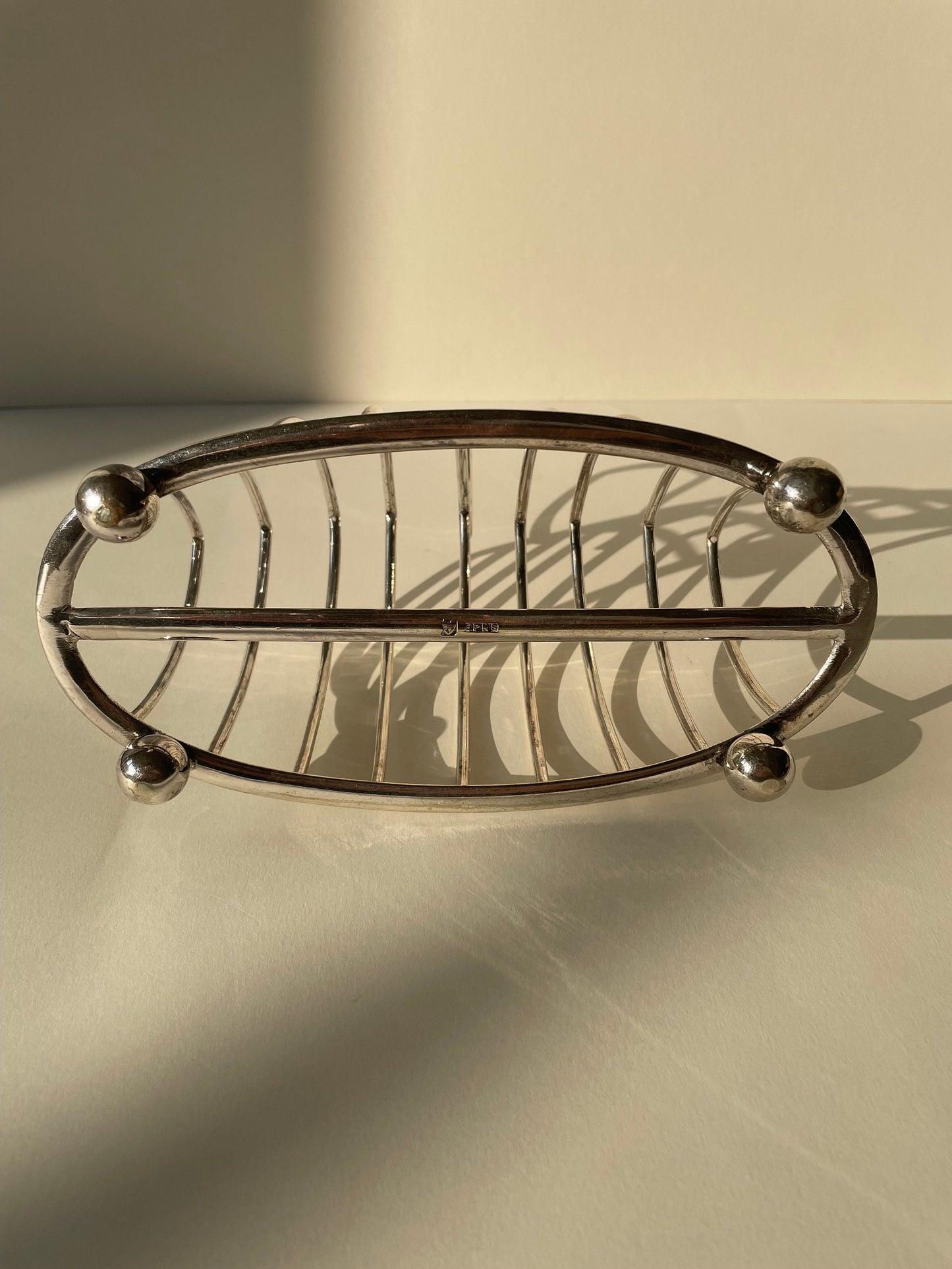 Vintage 8 slot silver plated toast holder (can be used as a letter holder)