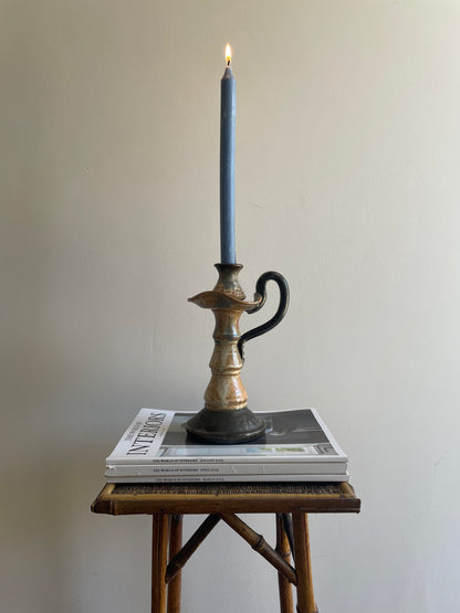 Vintage handmade candle holder