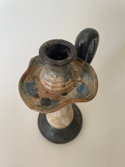Vintage handmade candle holder