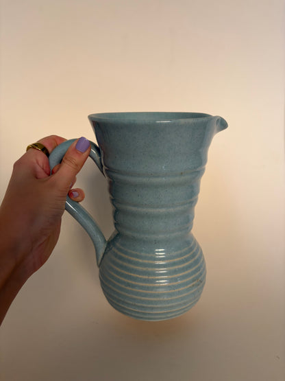 Sky blue vintage jug