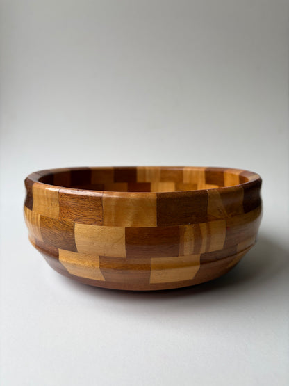 Vintage Cambridgeshire ware brown fruit bowl