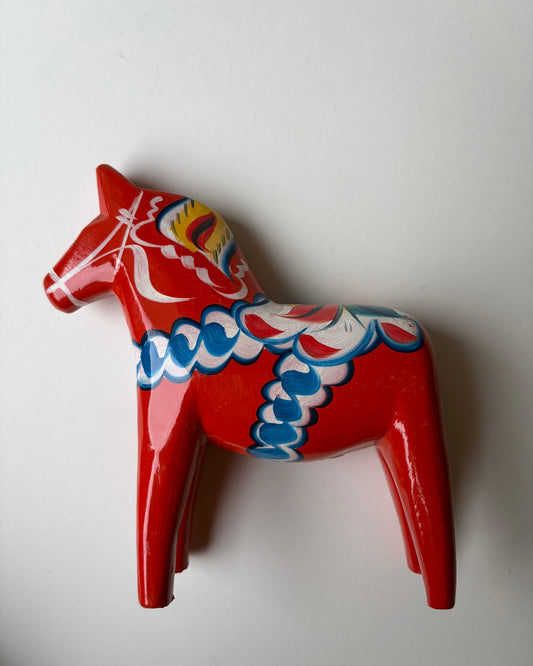 Vintage Swedish Red Dala Horse