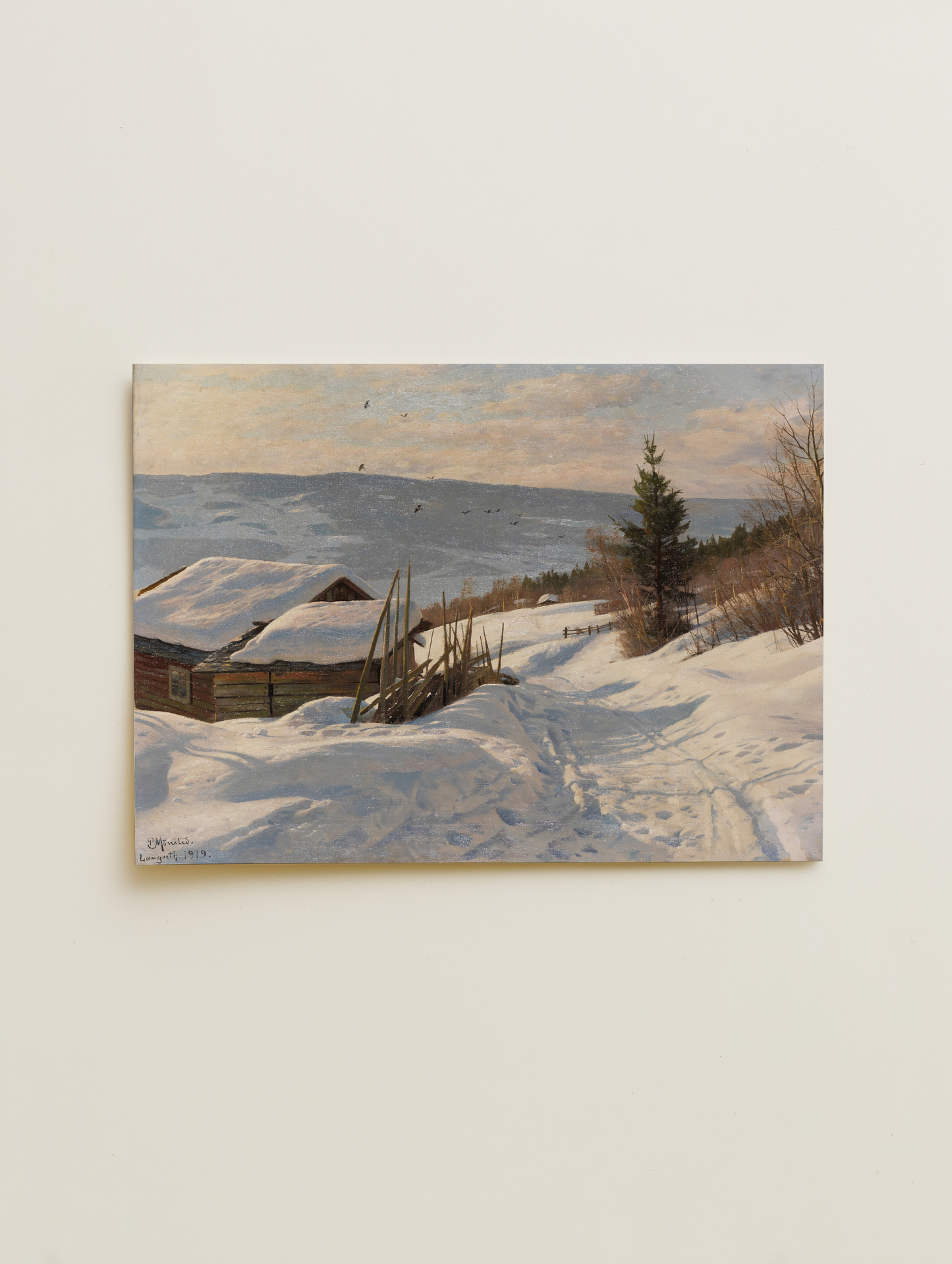 A snowy morning