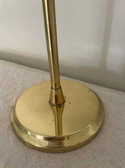 Brass vintage vanity adjustable mirror