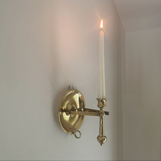 Brass ship candle sconces and holder