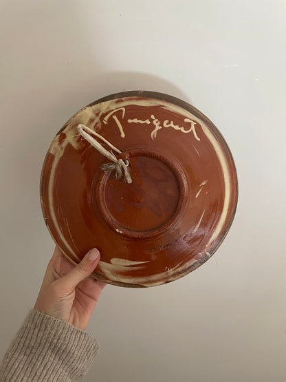 Vintage kitchen wall plate by Puigdemont, Spain