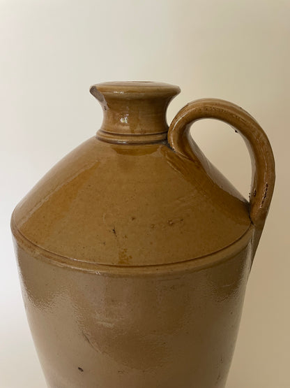 Mustard glazed vintage jug
