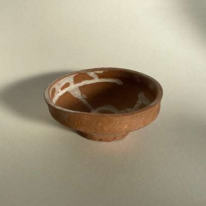 Terracotta clay vintage bowls