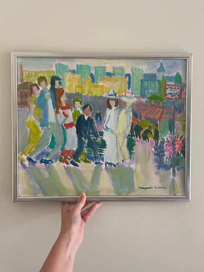 Lively promenade by Margareta Wallin