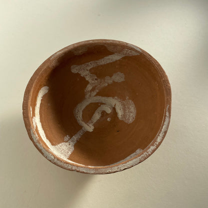 Terracotta clay vintage bowls