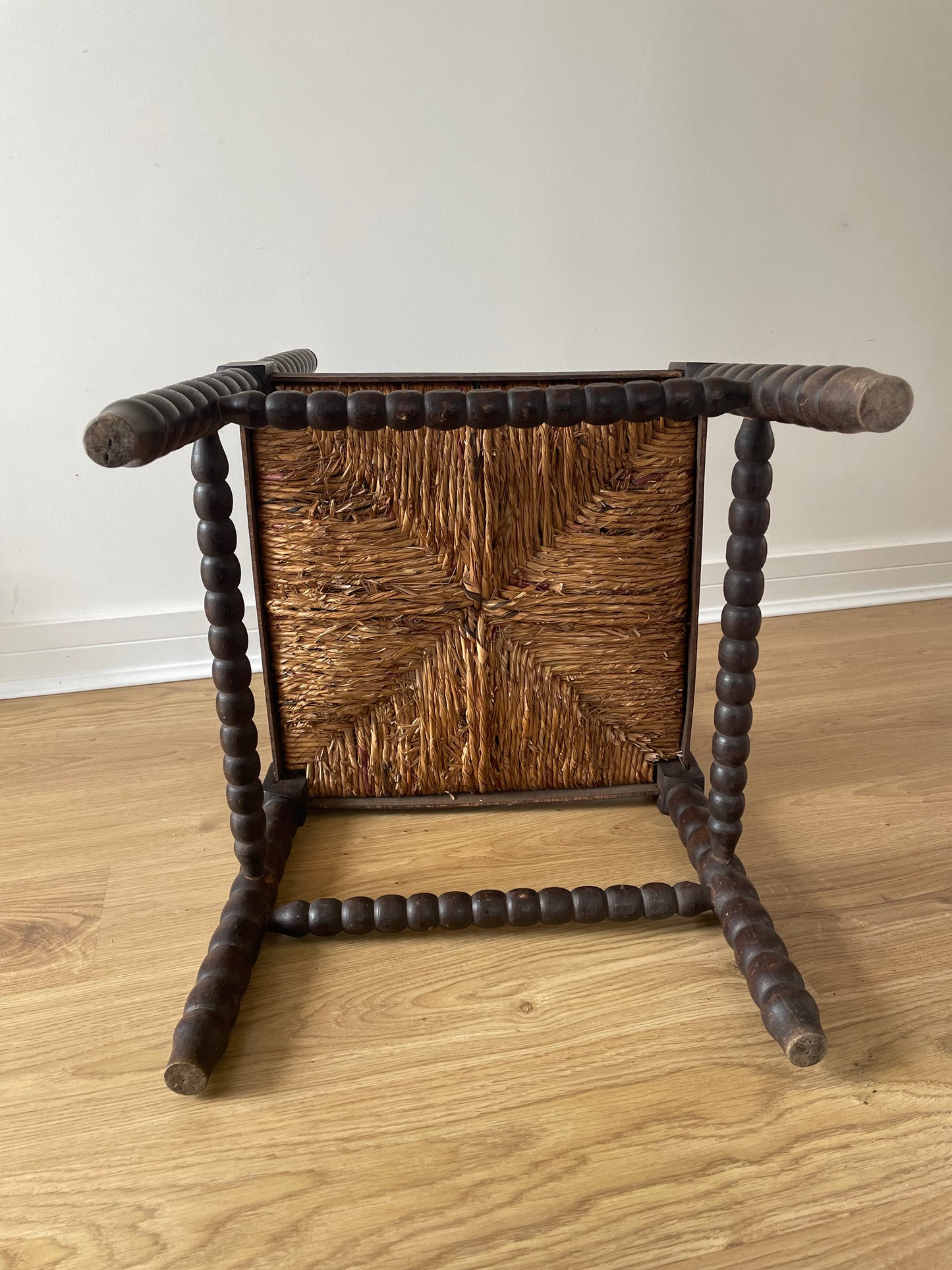 French bobbin wooden chair