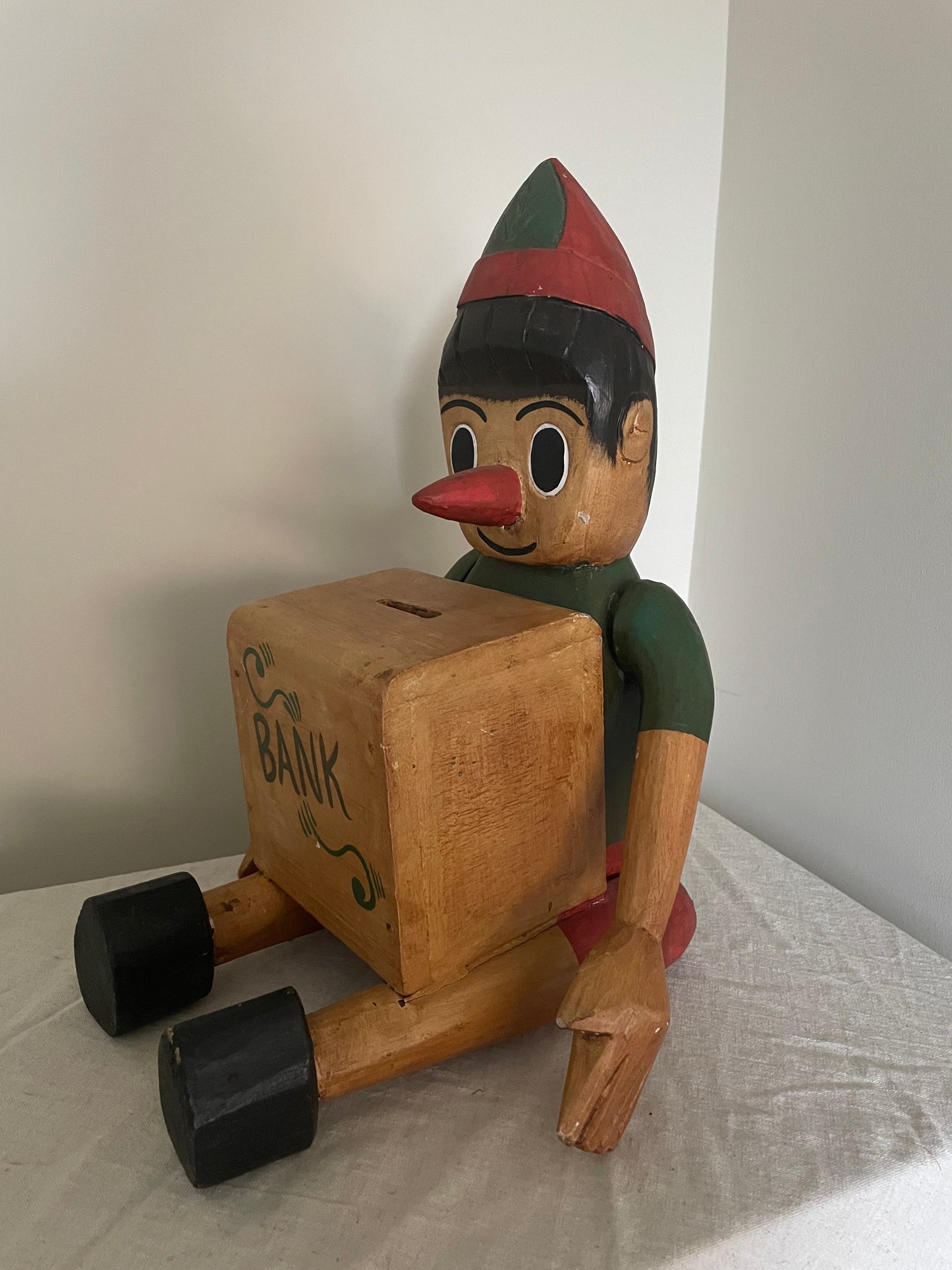 Children’s Pinocchio money bank