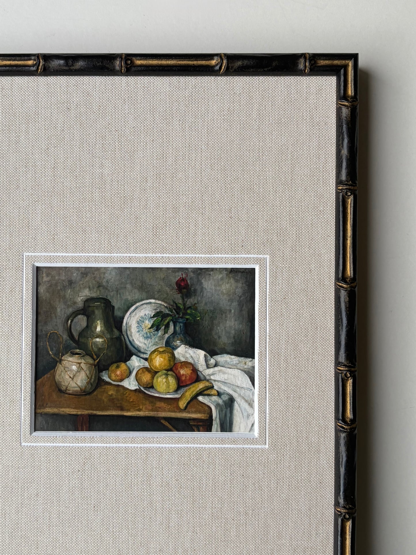 Framed kitchen still life with mount