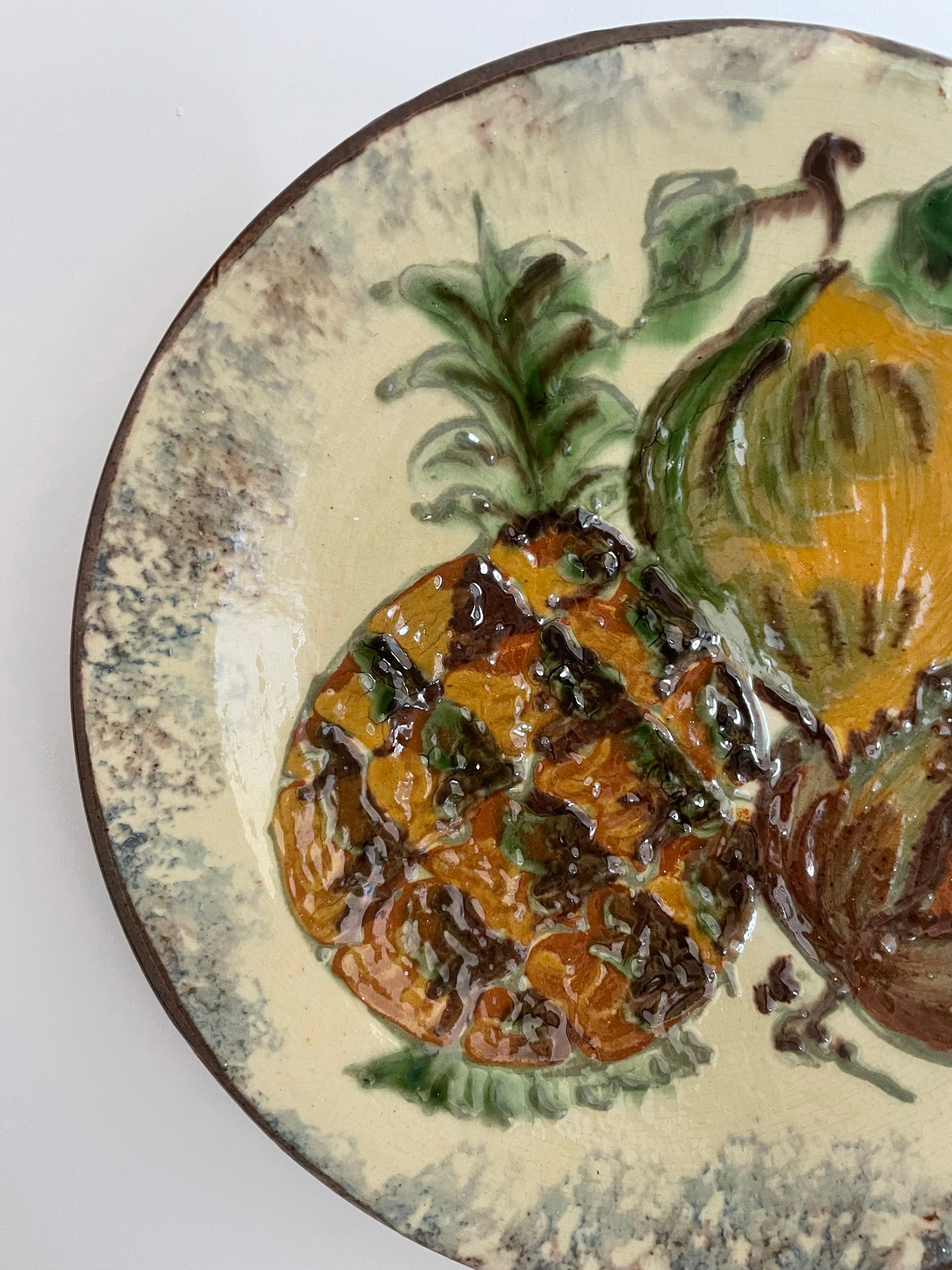 Vintage kitchen wall plate by Puigdemont, Spain