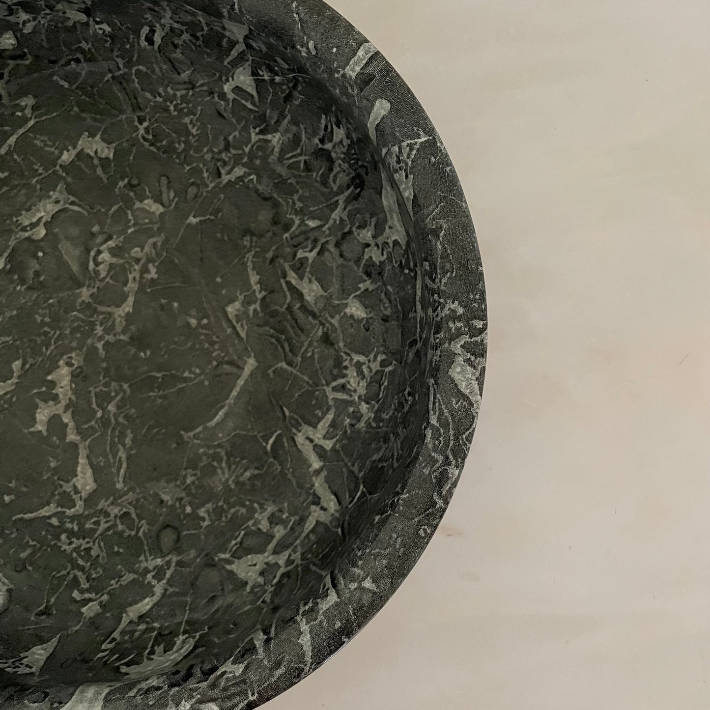 Ceramic faux marble bowl by Cauldon