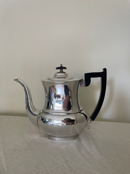 Mid century silver plated tea pot