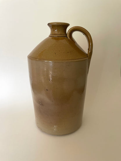 Mustard glazed vintage jug