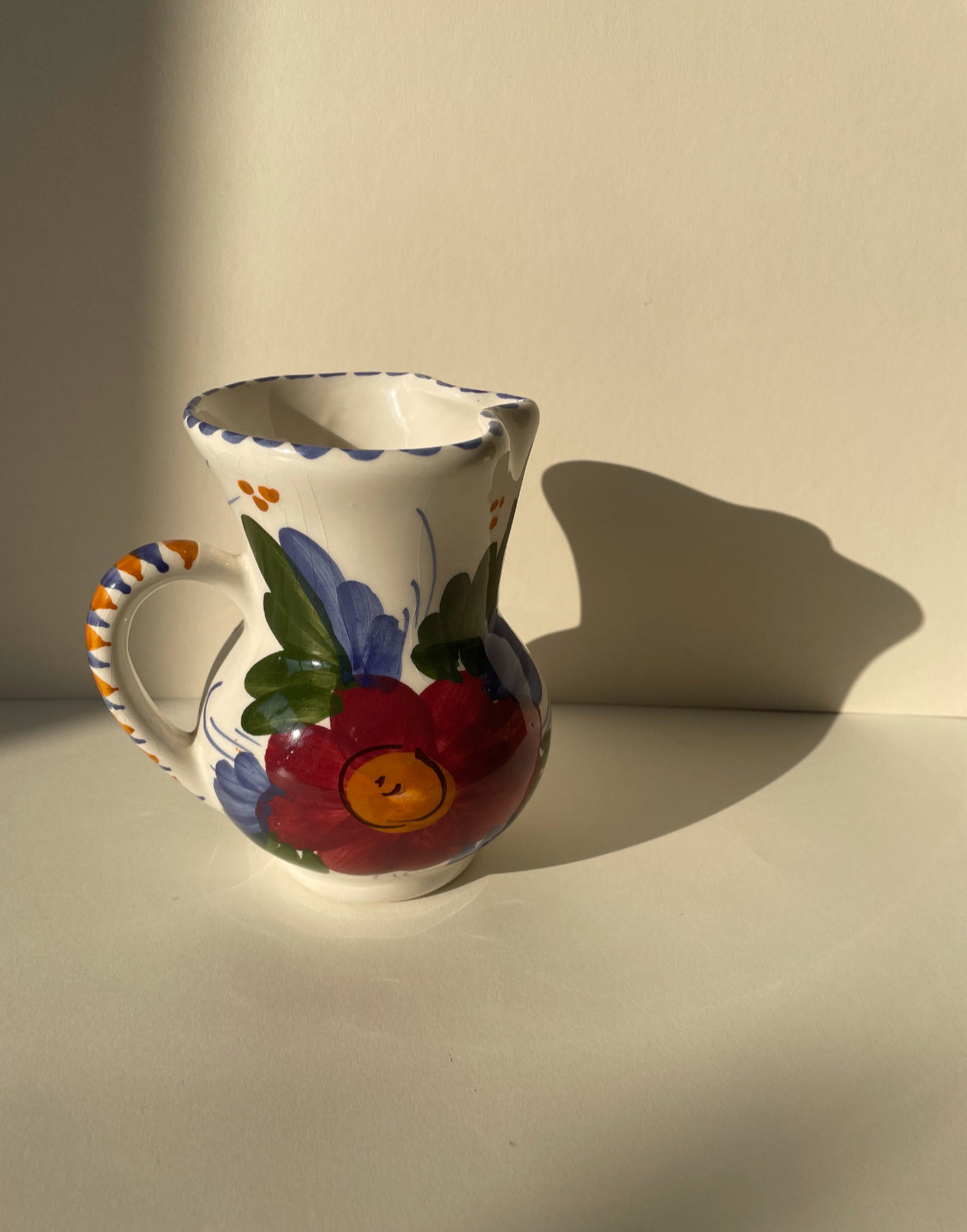 Floral jug