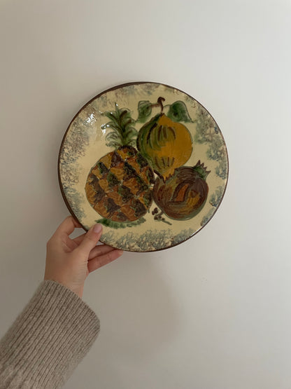 Vintage kitchen wall plate by Puigdemont, Spain