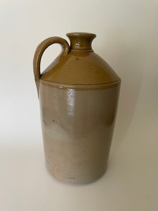 Mustard glazed vintage jug