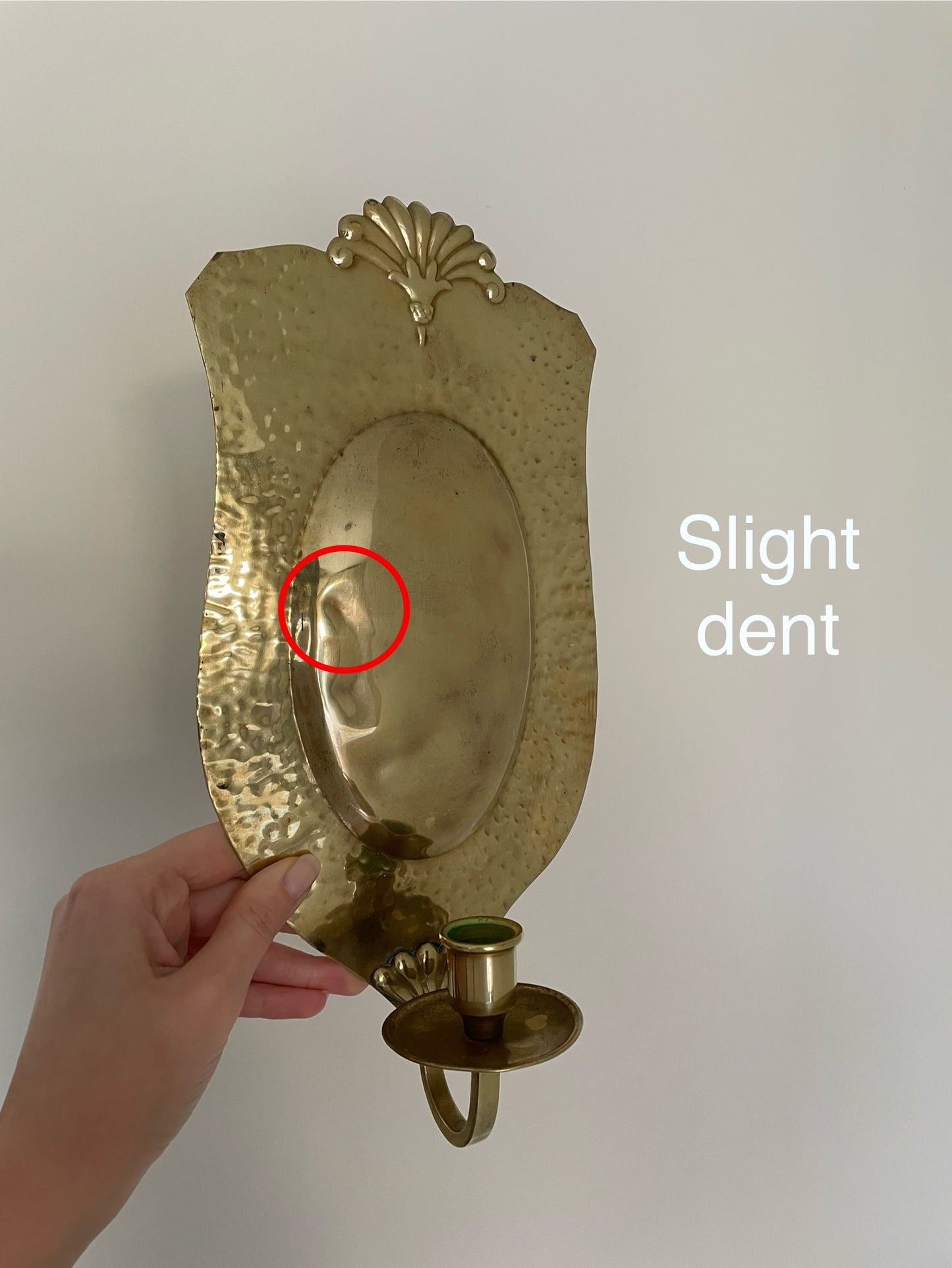 Pair of Swedish brass sconces by Knut Eriksson, Eskilstuna