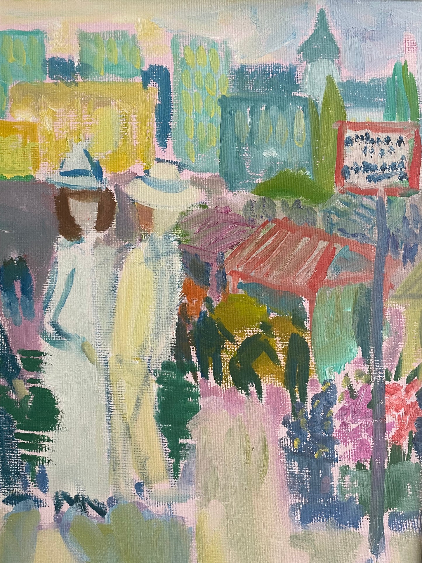 Lively promenade by Margareta Wallin