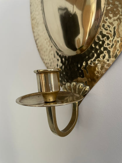 Pair of Swedish brass sconces by Knut Eriksson, Eskilstuna