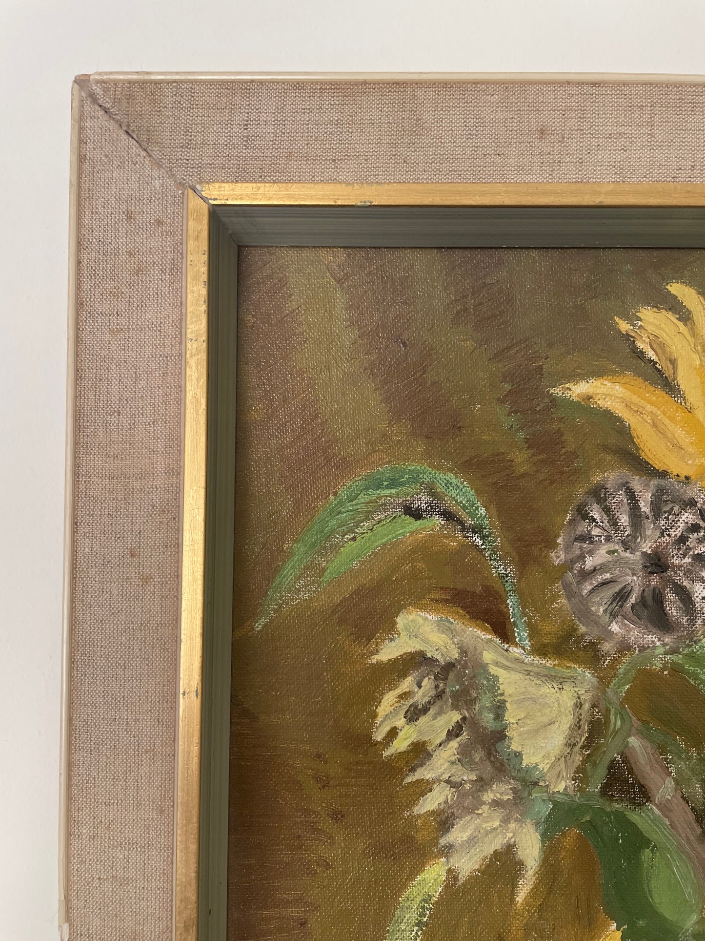 Sunflower oil painting