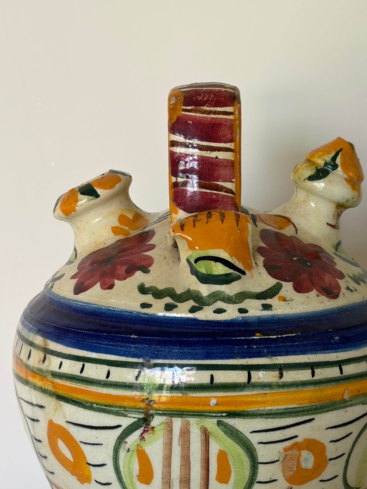 Vintage Spanish Botijo Jug