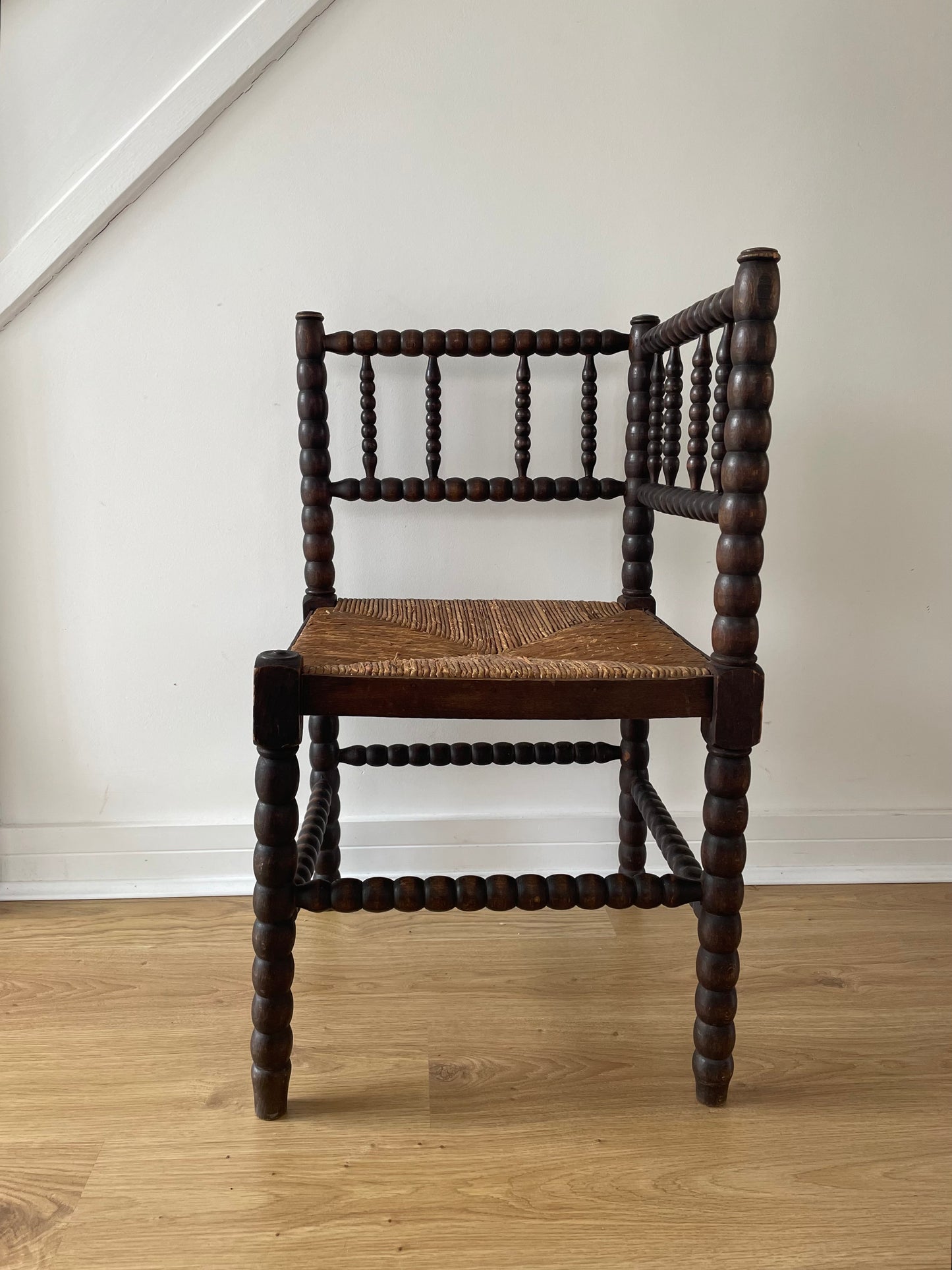 French bobbin wooden chair