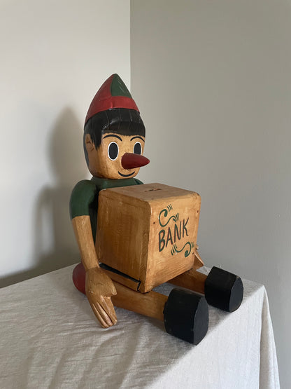 Children’s Pinocchio money bank
