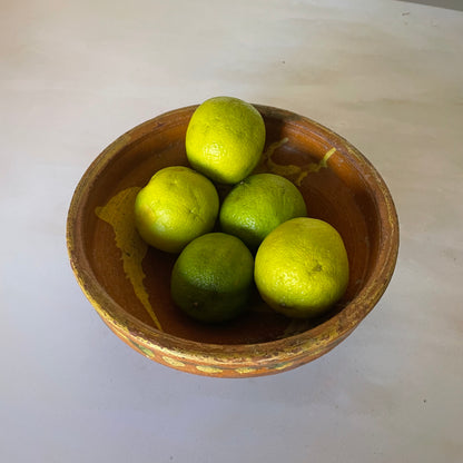 Terracotta clay vintage bowls