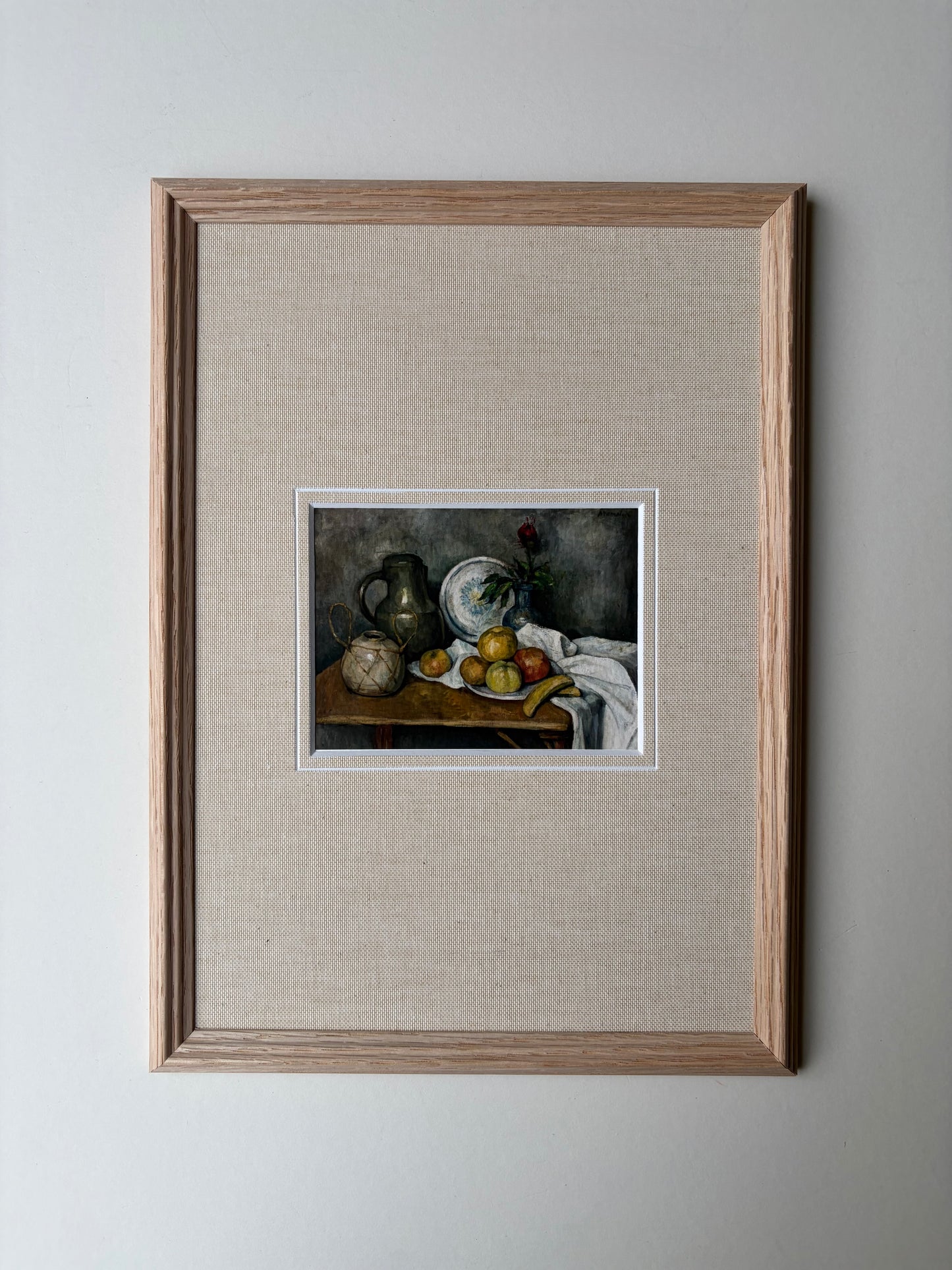 Framed kitchen still life with mount