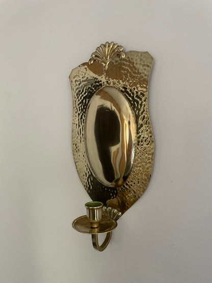 Pair of Swedish brass sconces by Knut Eriksson, Eskilstuna