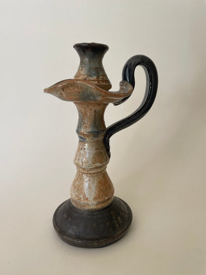 Vintage handmade candle holder