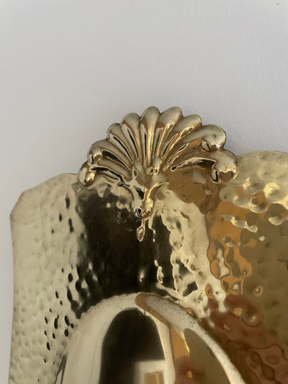 Pair of Swedish brass sconces by Knut Eriksson, Eskilstuna