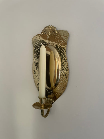 Pair of Swedish brass sconces by Knut Eriksson, Eskilstuna