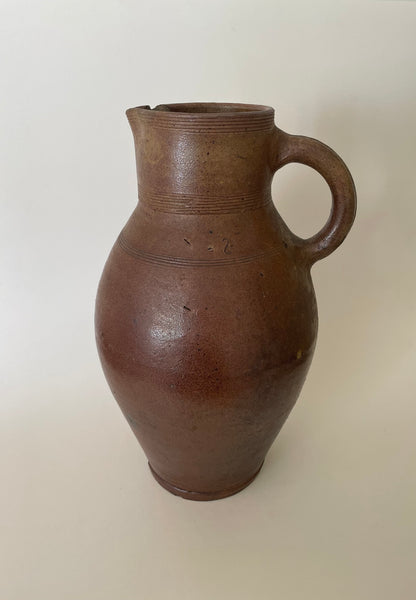 French brown jug