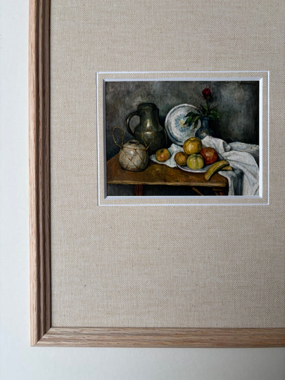 Framed kitchen still life with mount