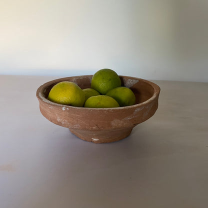 Terracotta clay vintage bowls