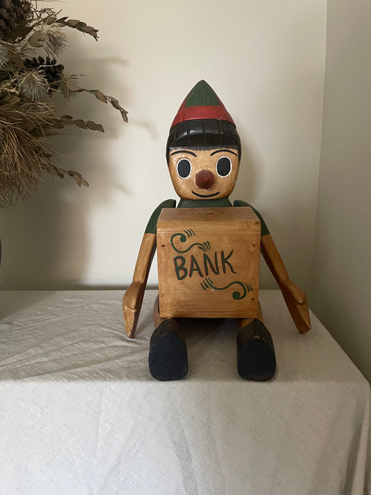 Children’s Pinocchio money bank