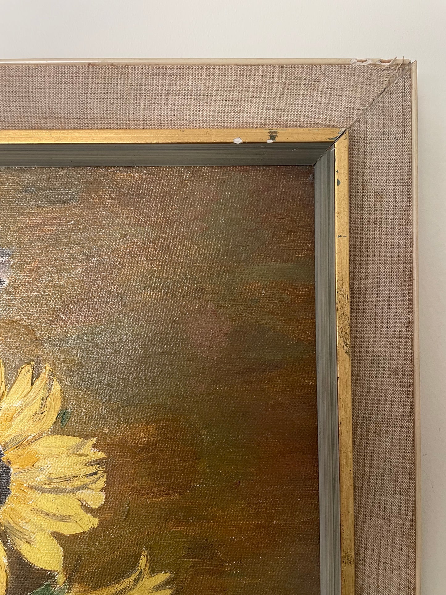 Sunflower oil painting