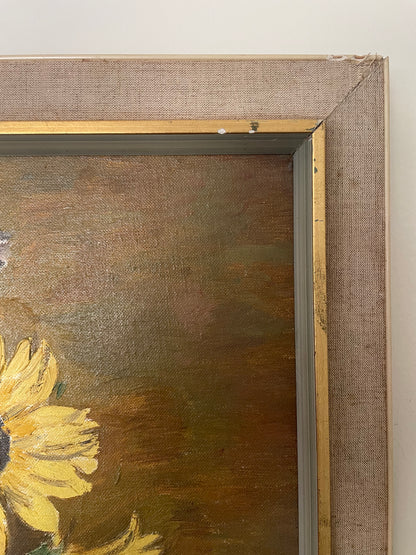 Sunflower oil painting