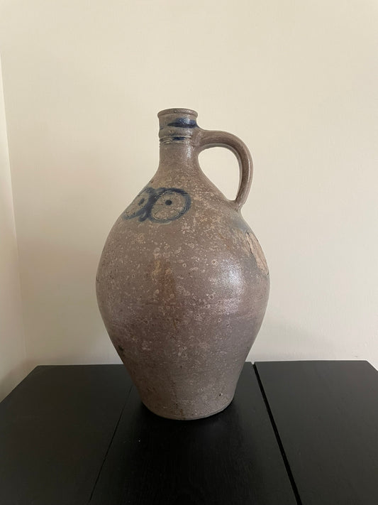Antique salt glazed jug