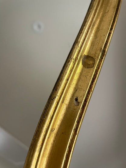 Vintage Louis XV style gold gilt mirror